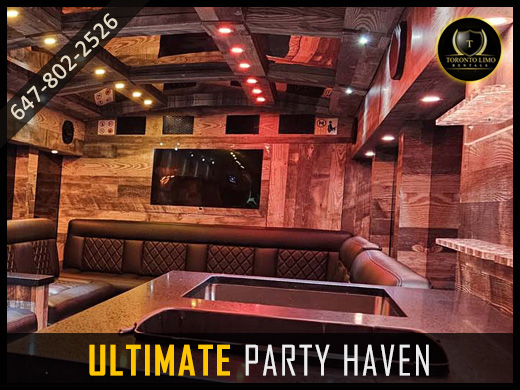 Stouffville Wedding Party Bus